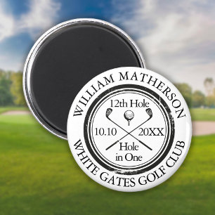 Golf Hole in One Klassieke Gepersonaliseerde Magneet