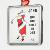 Golf Hole-in-one Metalen Ornament (Links)