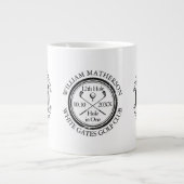 Golf Hole in One Personalized Extra Grote Beker (Voorkant)