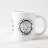 Golf Hole in One Personalized Extra Grote Beker (Rechts)