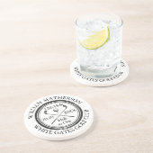 Golf Hole in One Personalized Zandsteen Onderzetter (Zijkant)