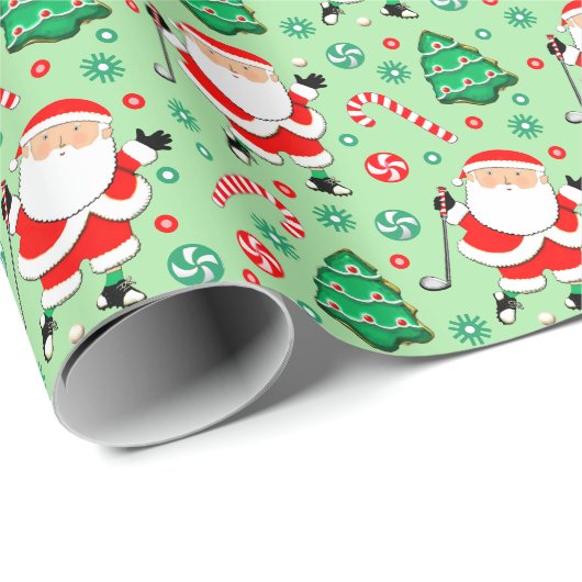 Golf Holiday Gift Inpakpapier (Rol Hoek)