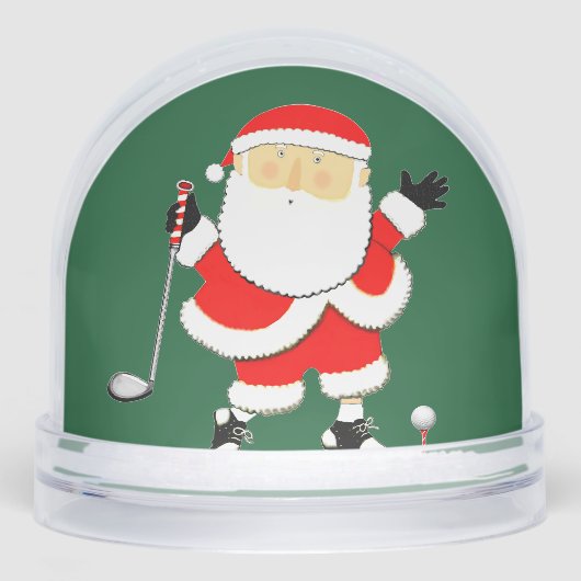 Golf Holiday Globe cadeau neige (Avant)