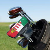 Golf Hongarije & Hongaarse vlag/Golf Clubs Hoesjes Golfheadcover (Insitu)