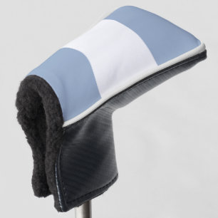 Golf Hoofdhoes Blauw & Wit Gestreept Golfheadcover