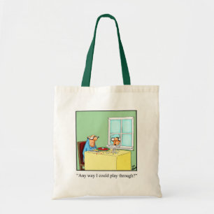 Golf Humor Cartoon Canvas tas
