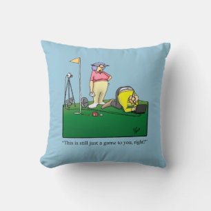 Golf Humor kussen cadeau