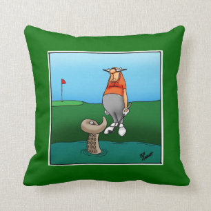 Golf Humor kussen cadeau