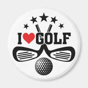 Golf - Ik hou van GOLF Magneet