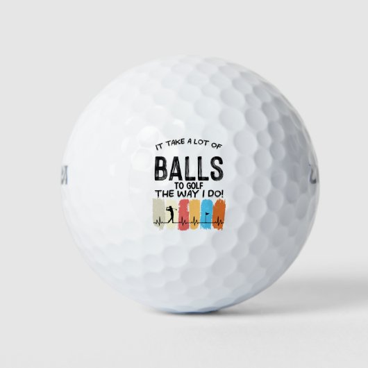 Golf il faut beaucoup de balles au golf des cadeau (Devant)