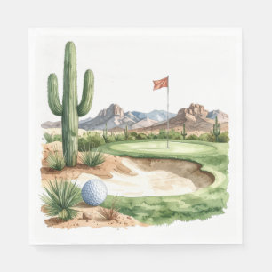 Golf in Arizona servetten
