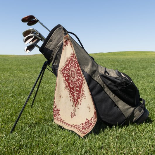 Golf in grote stijl golfhanddoek (Groen)