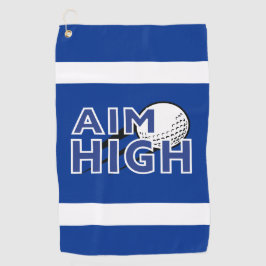 Golf Infusie "AIM HIGH" Golf Handdoek