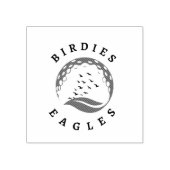 Golf Infusie Birdies Eagles Golf Rubberstempel (Afrduk)