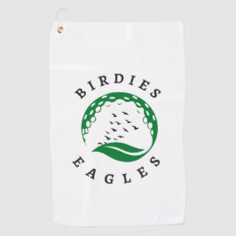 Golf infusie ontworpen Birdies Eagles golfbal Golfhanddoek
