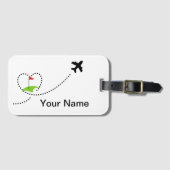 Golf Infusie Ontworpen Reiziger Bagagelabel (Voorkant (horizontaal))