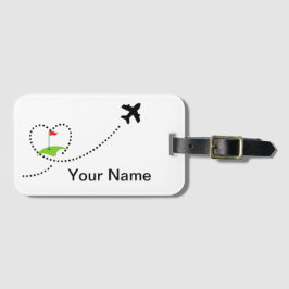 Golf Infusie Ontworpen Reiziger Bagagelabel