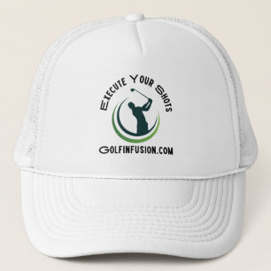 Golf infusie ontworpen "uitvoeren van uw shots" go trucker pet