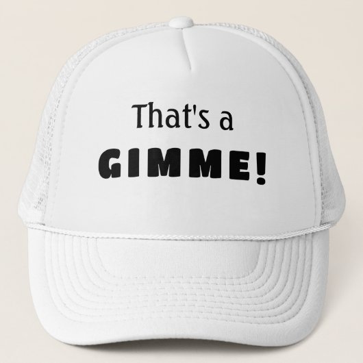Golf Infusion "Dat is een GIMME!" Golf Trucker Pet (Voorkant)