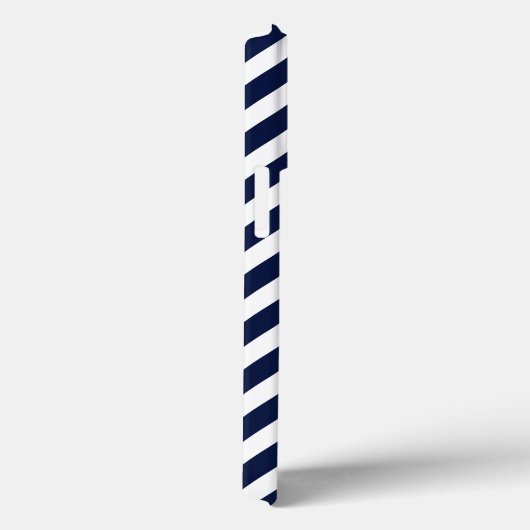 Golf initiaal monogram blauw wit Case-Mate iPhone case (Achterkant / Rechts)