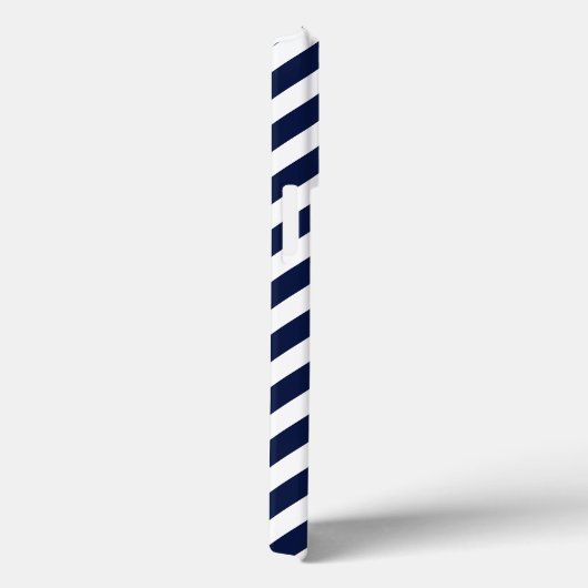 Golf initiaal monogram blauw wit Case-Mate iPhone case (Achterkant / Rechts)