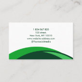 Golf instructeur golfcoach visitekaartje (Achterkant)