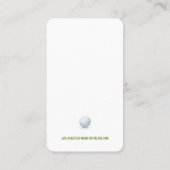 Golf Instructor | Beste sport Visitekaartje (Achterkant)