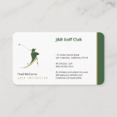 Golf Instructor | Beste sport Visitekaartje (Voorkant)