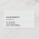 Golf Instructor Gold Label Professional Coach (Achterkant)