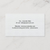 Golf Instructor Hole in One Professional Sport Visitekaartje (Achterkant)