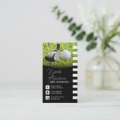 Golf Instructor | Professionele Golflessen Visitekaartje (Staand voorkant)