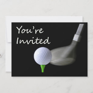 Golf Invitation Kaart