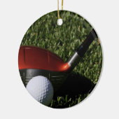 Golf Iron and Ball Ornament (Links)