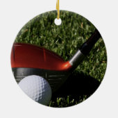 Golf Iron and Ball Ornament (Achterkant)
