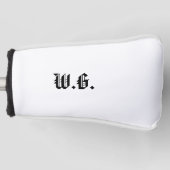 Golf Iron Head Hoesje - Je personaliseert Golfheadcover (Voorkant)