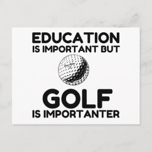 GOLF IS BELANGRIJKER BRIEFKAART