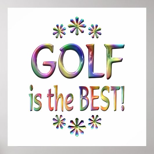 Golf is de beste poster (Voorkant)