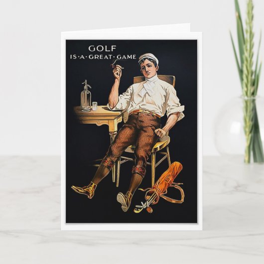 Golf is een geweldige game Kaart (Voorkant)