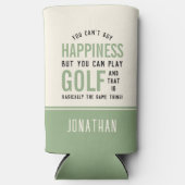 Golf is geluk Funny Golf Lover Gift (Voorkant)
