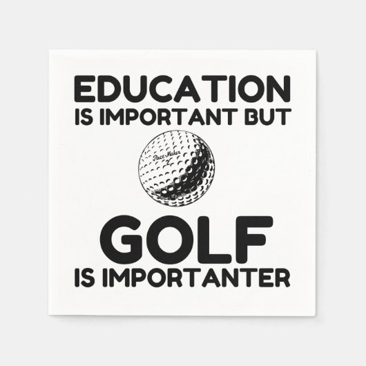 GOLF IS IMPORTANTER SERVET (Voorkant)