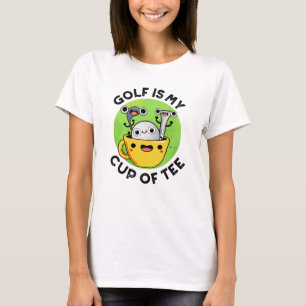 Golf is mijn beker van T-shirt Funny Golf Pun