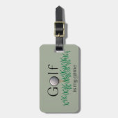 GOLF is mijn spel Bagagelabel (Voorkant verticaal)