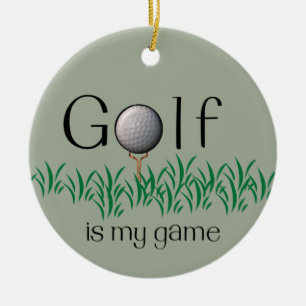 GOLF is mijn spel Keramisch Ornament