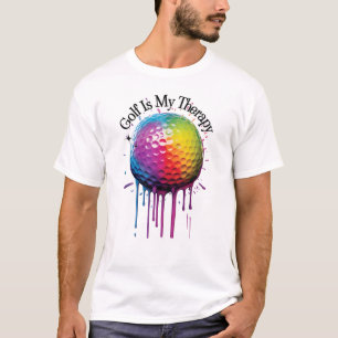 Golf is mijn therapie   Grappig golf T-shirt