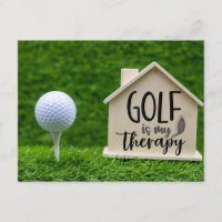 Golf is mijn therapie voor golfer grappige slogan