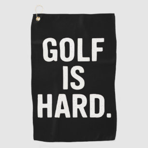 Golf is Moeilijk Golf Humor Grappige Golf Liefhebb Golfhanddoek