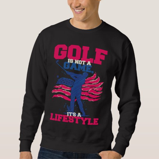 Golf is Not a Game It's a Lifestyle Trui (Voorkant)