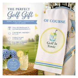 Golf Is Tonic Grappige Golf Handdoek Cadeau voor G