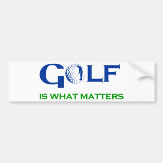 GOLF is waar het om gaat Bumpersticker