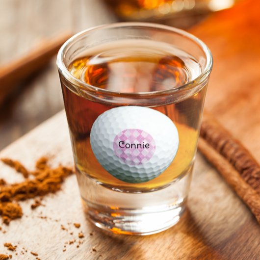 Golf Jacquard rose Verre de tir personnalisé